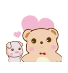 Bear and Piggy ''Cute（個別スタンプ：38）