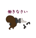 ブラックリコ（個別スタンプ：8）
