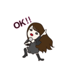 ブラックリコ（個別スタンプ：14）