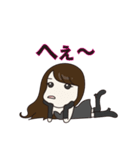 ブラックリコ（個別スタンプ：18）