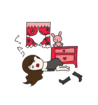 ブラックリコ（個別スタンプ：40）
