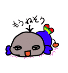青ボタンインコスタンプ2（個別スタンプ：9）