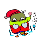 青ボタンインコスタンプ2（個別スタンプ：11）
