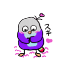 青ボタンインコスタンプ2（個別スタンプ：12）