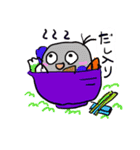 青ボタンインコスタンプ2（個別スタンプ：21）