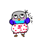 青ボタンインコスタンプ2（個別スタンプ：22）