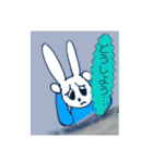 うさぎくんのカラフルな日常（個別スタンプ：24）
