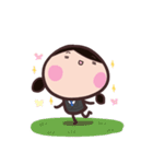 Office Lady straight face（個別スタンプ：33）