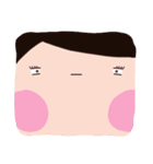 Office Lady straight face（個別スタンプ：38）