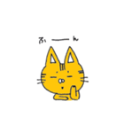 らくがきねこの顔スタンプ（個別スタンプ：10）