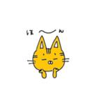 らくがきねこの顔スタンプ（個別スタンプ：11）