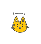 らくがきねこの顔スタンプ（個別スタンプ：13）