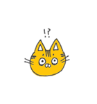 らくがきねこの顔スタンプ（個別スタンプ：17）