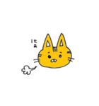 らくがきねこの顔スタンプ（個別スタンプ：19）