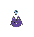 らくがきねこの顔スタンプ（個別スタンプ：20）