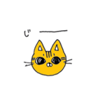 らくがきねこの顔スタンプ（個別スタンプ：24）