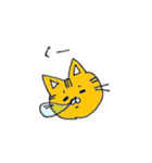らくがきねこの顔スタンプ（個別スタンプ：27）