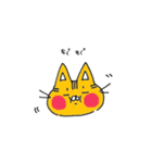 らくがきねこの顔スタンプ（個別スタンプ：30）