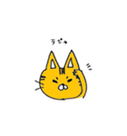 らくがきねこの顔スタンプ（個別スタンプ：34）