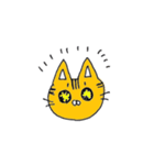 らくがきねこの顔スタンプ（個別スタンプ：38）