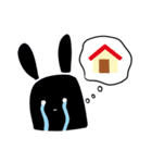 I am a black rabbit（個別スタンプ：4）