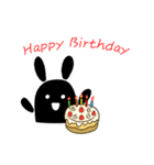 I am a black rabbit（個別スタンプ：12）