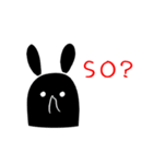 I am a black rabbit（個別スタンプ：18）
