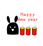 I am a black rabbit（個別スタンプ：20）