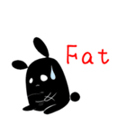 I am a black rabbit（個別スタンプ：27）