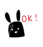 I am a black rabbit（個別スタンプ：31）
