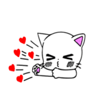 ぷちりぼんエリーのねこだらけ（個別スタンプ：1）