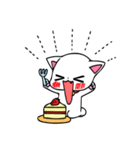 ぷちりぼんエリーのねこだらけ（個別スタンプ：3）