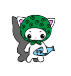 ぷちりぼんエリーのねこだらけ（個別スタンプ：9）