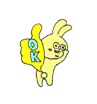 ぷーうさぎとちびぶた（個別スタンプ：1）