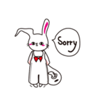 rabbit  and specter（個別スタンプ：13）
