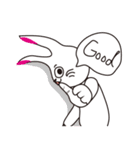 rabbit  and specter（個別スタンプ：40）