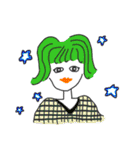 なびく女子のスタンプ（個別スタンプ：36）