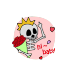 Spades skull（個別スタンプ：32）