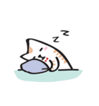 Cat say！-Working is happy（個別スタンプ：9）