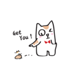 Cat say！-Working is happy（個別スタンプ：28）