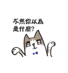 Cat say！-Working is happy（個別スタンプ：34）