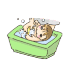 あかちゃんとおねえちゃん（個別スタンプ：15）