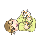 あかちゃんとおねえちゃん（個別スタンプ：17）