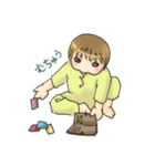 あかちゃんとおねえちゃん（個別スタンプ：18）