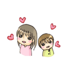 あかちゃんとおねえちゃん（個別スタンプ：22）
