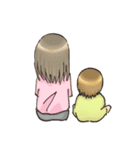 あかちゃんとおねえちゃん（個別スタンプ：23）
