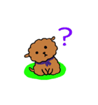 茶色い子犬のラム（個別スタンプ：14）
