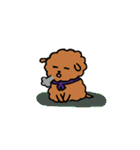 茶色い子犬のラム（個別スタンプ：18）