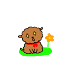 茶色い子犬のラム（個別スタンプ：21）