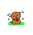 茶色い子犬のラム（個別スタンプ：34）